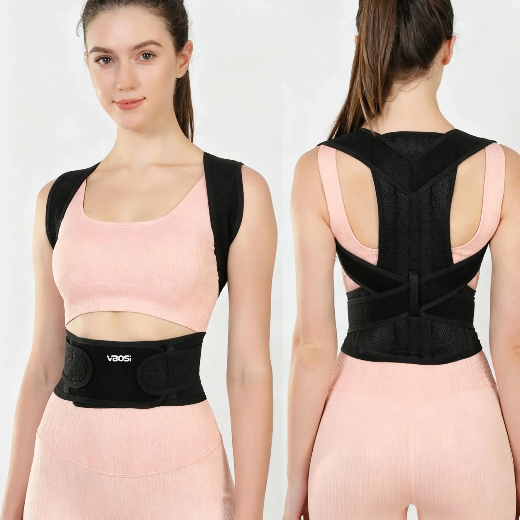VBOSi 여성용/남성용 조절 가능한 스포츠용 허리 지 - Posture Corrector Back 리뷰 및 가격