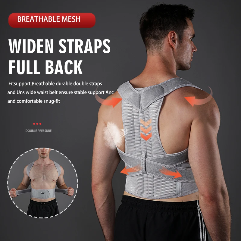 VBOSi 여성용/남성용 조절 가능한 스포츠용 허리 지 - Posture Corrector Back 리뷰 및 가격
