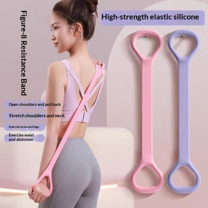 8자형 탄성 밴드 1개, 휴대용 요가 보조 밴드, 내구 - Yoga Fitness Resistance Band 리뷰 및 가격